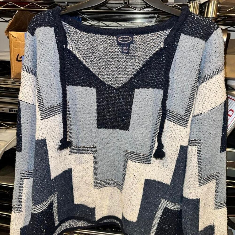 Scoop Women's Blue and Navy Jumper
